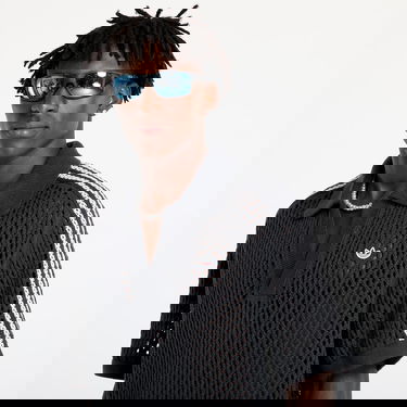 Поло тениска adidas Originals Clot C x Polo UNISEX Carbon Черно | JE9593, 2