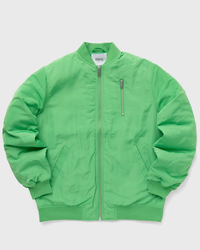 Яке бомбър envii ENRUNNER JACKET Зелено | E23400013-VIBRANT-GREEN