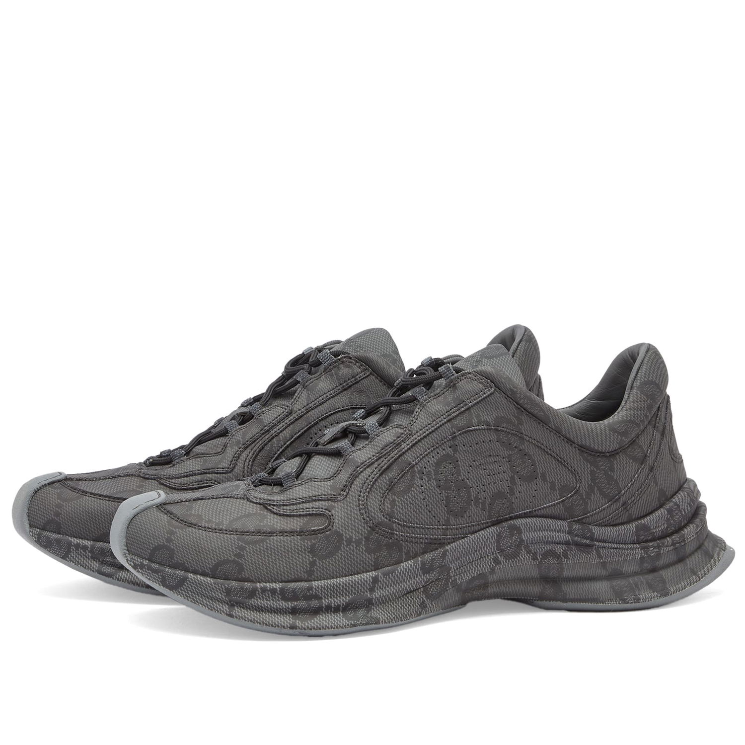 Кецове и обувки Gucci Run Sneakers "Graphite" Сиво | 721116-AABEB-1103, 0
