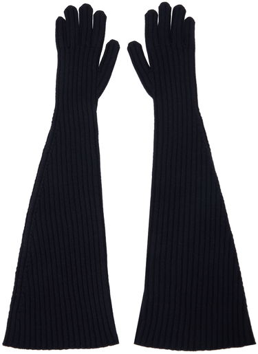Ръкавици The Row Long Gloves Тъмно синьо | 8343-Y556, 1