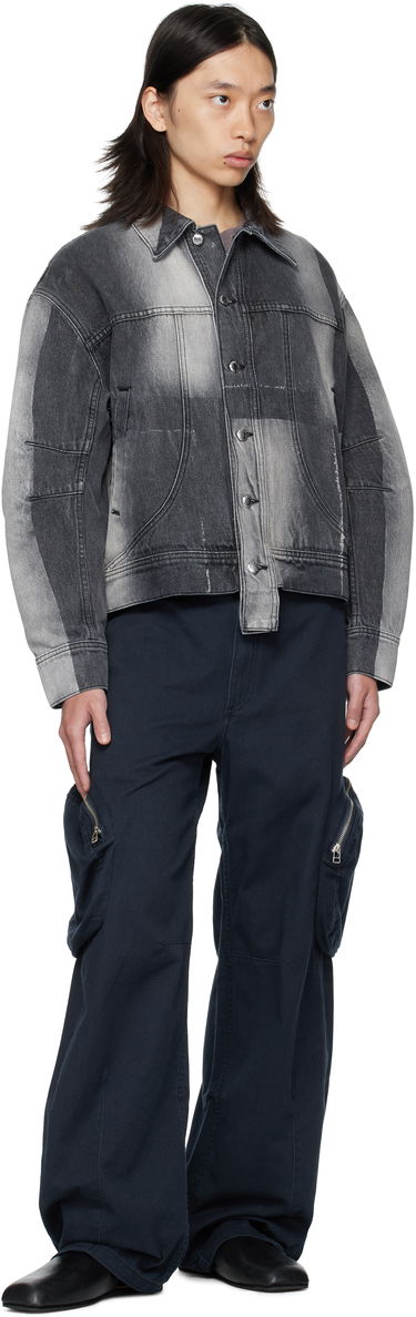 Яке Eckhaus Latta Eckhaus Latta 'El Jacket Redux' Denim Jacket Сиво | 1224-EL-PF25-SF, 3