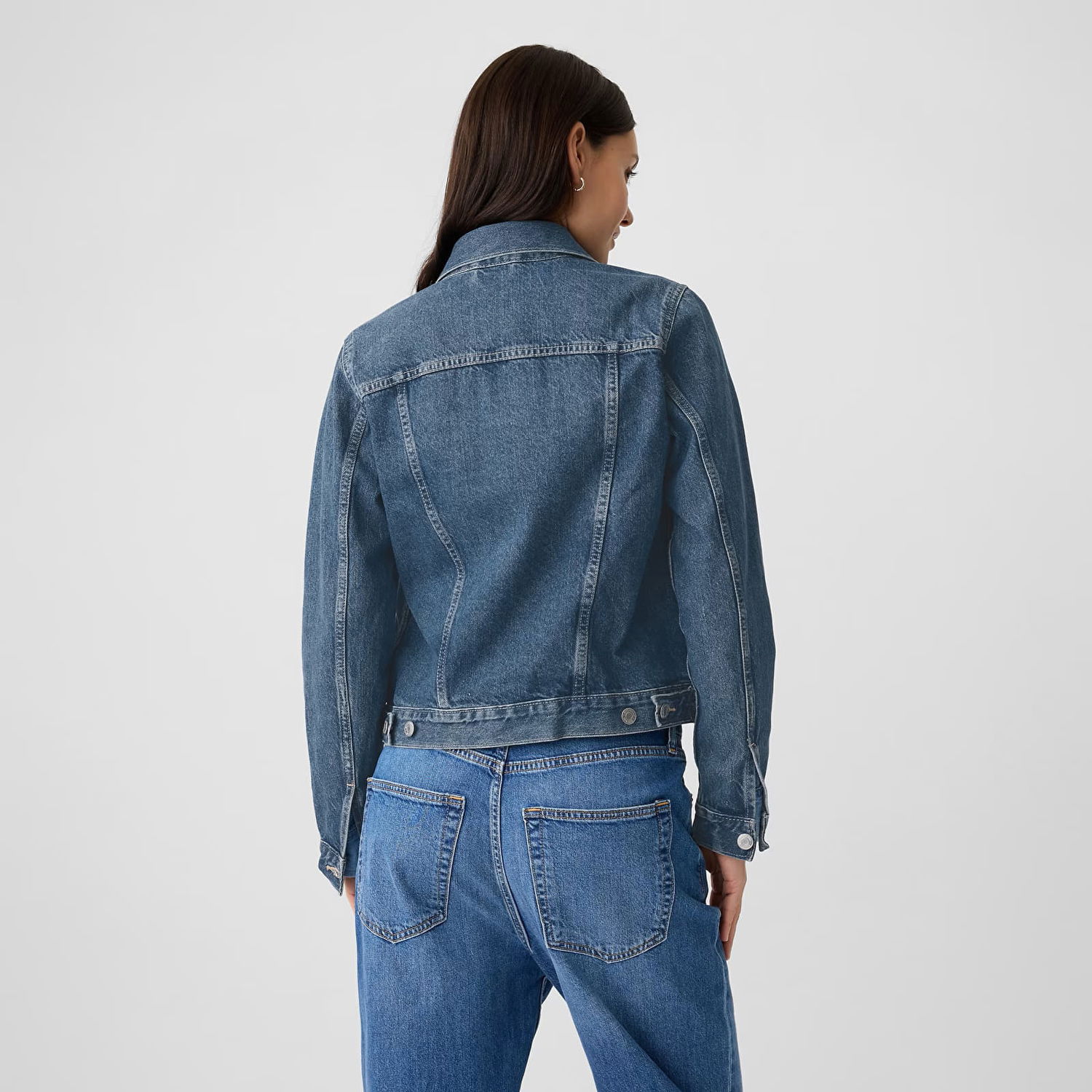 Яке GAP Denim Jacket Medium Wash Синьо | 753588-00, 1
