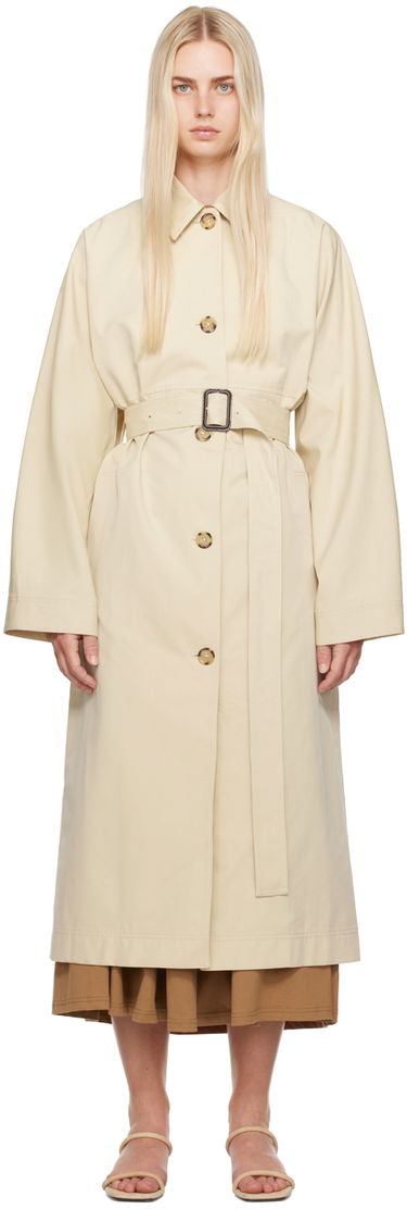 Тренчкот TOTEME Tumbled Trench Coat Бежово | 243-WRO0127-FB0197, 0