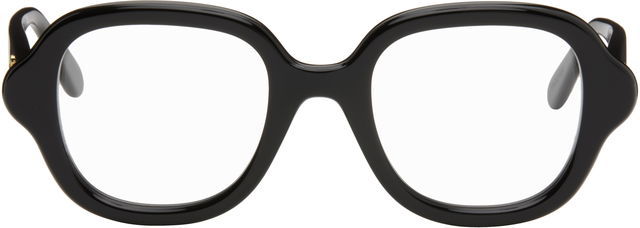 Oversized Rounded Frame Glasses