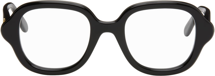 Слънчеви очила Loewe Oversized Rounded Frame Glasses Черно | LW50075I50001 192337164804
