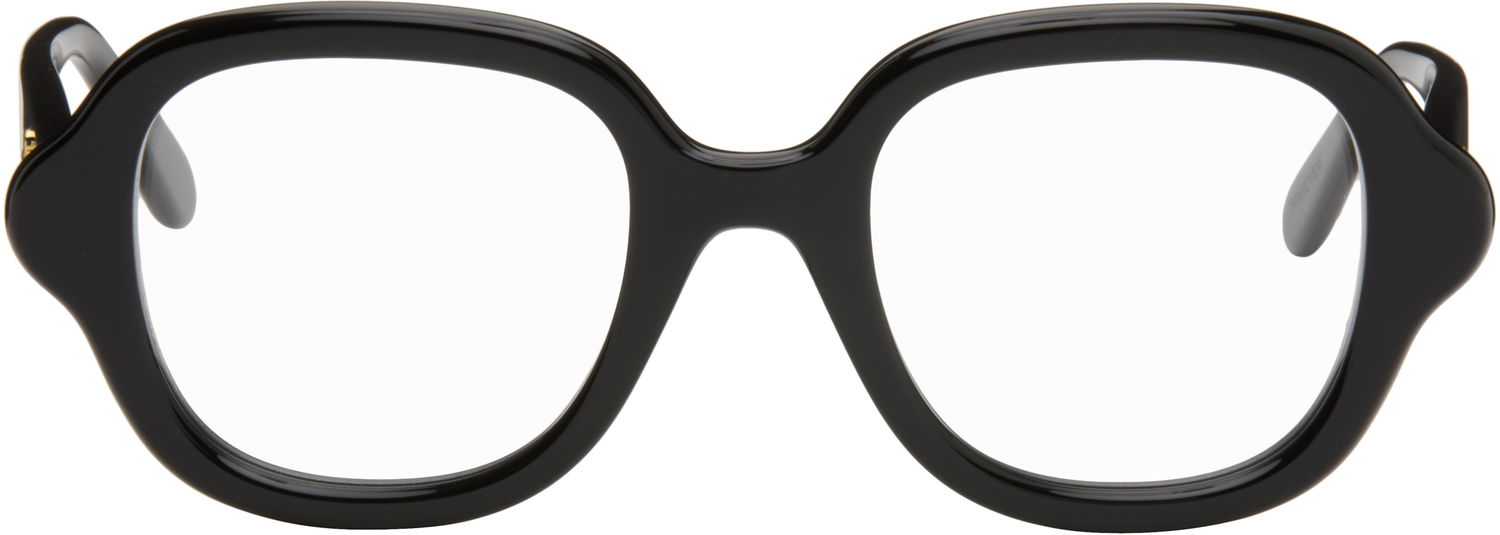 Слънчеви очила Loewe Oversized Rounded Frame Glasses Черно | LW50075I50001 192337164804, 0