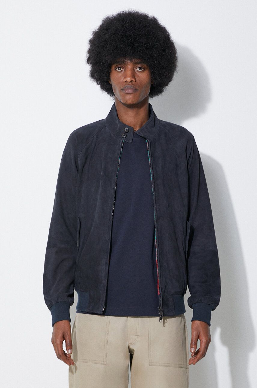 Яке бомбър Baracuta Baracuta G9 Suede Jacket Тъмно синьо | BRCPS0939, 0