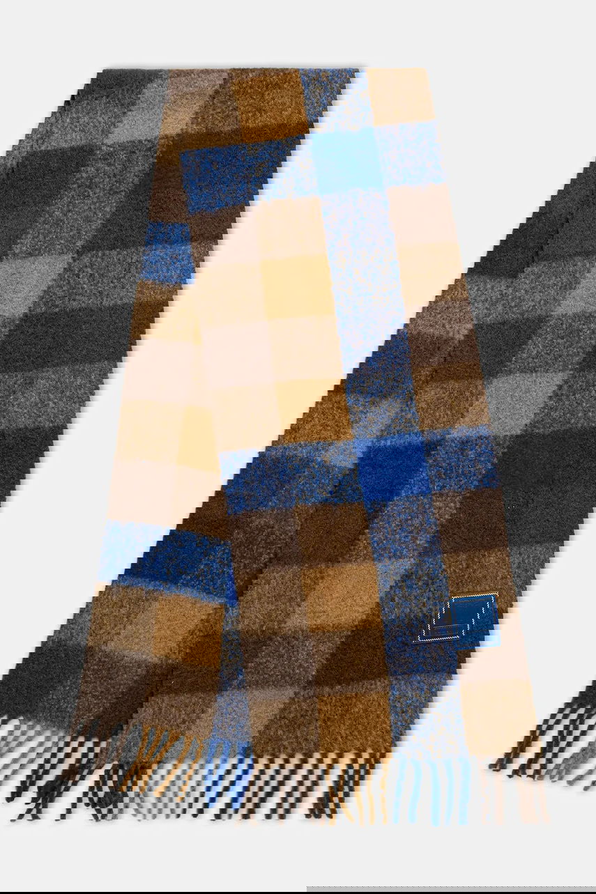 Шал ADER ERROR Plaid Wool Blend Muffler with Fringes Многоцветен | BO01FWAC0405BR, 0
