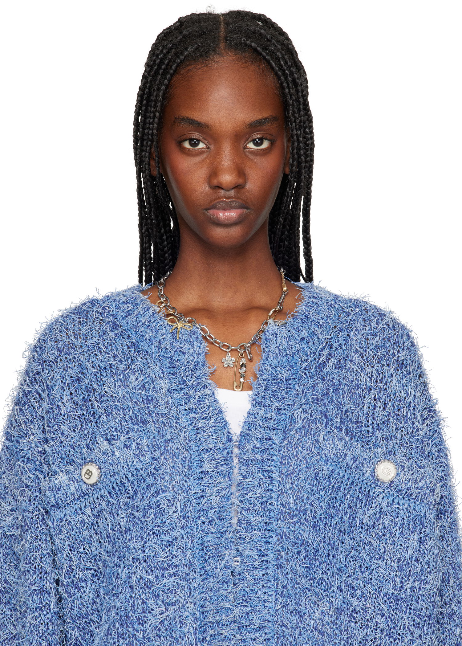 Колие Marc Jacobs Marc Jacobs 'The Grunge Glam Charm' Chain Necklace Металик | 2S5JNC001J41, 1