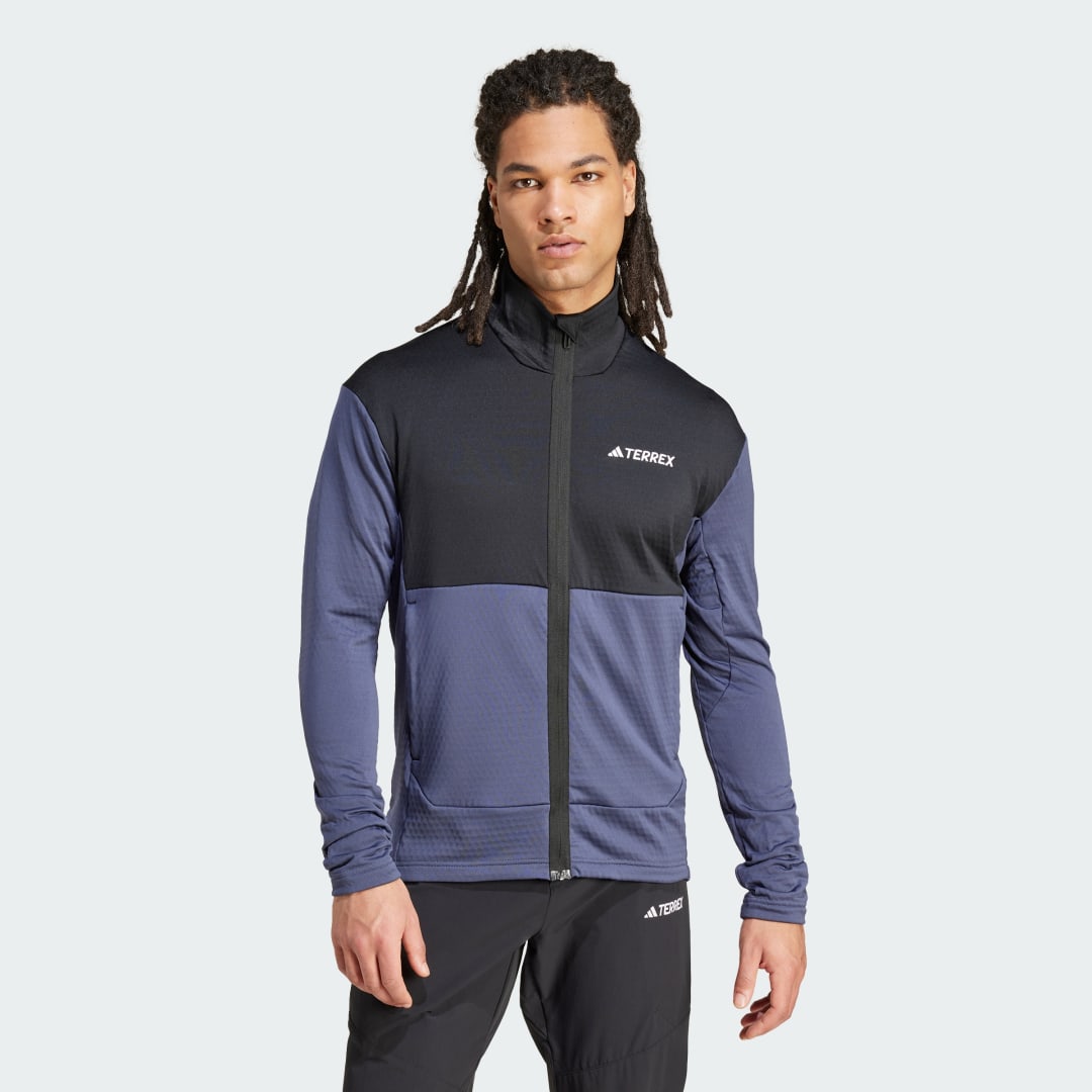 Яке adidas Performance Terrex Multi Light Fleece Full-Zip Jacket Синьо | IM8141, 0