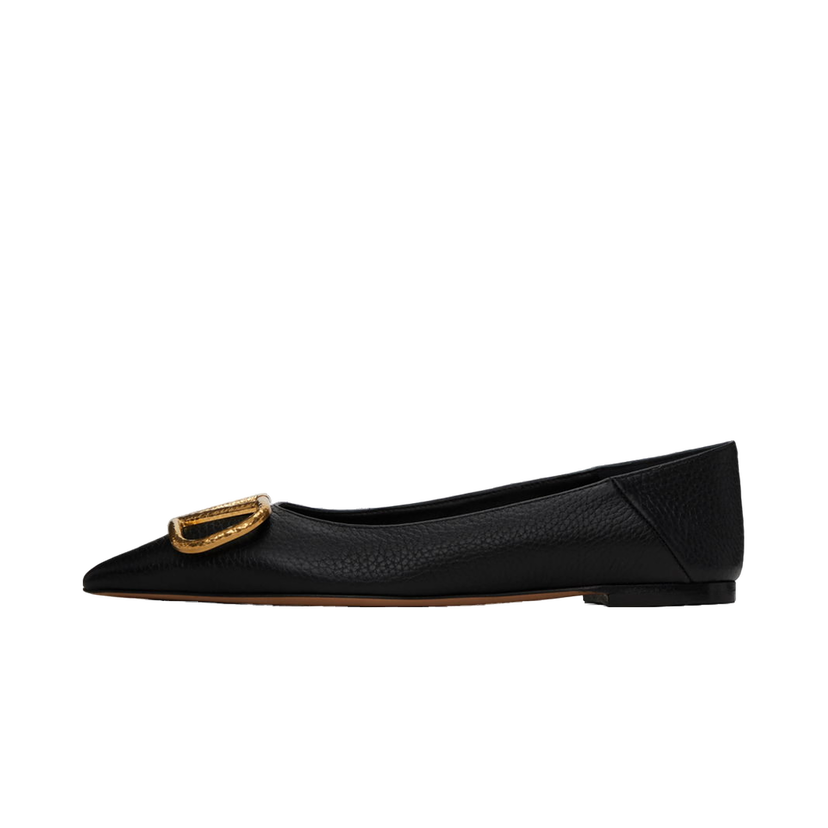 Кецове и обувки Valentino Garavani Black VLogo Ballerina Flats Черно | 2W2S0BH4NHZ