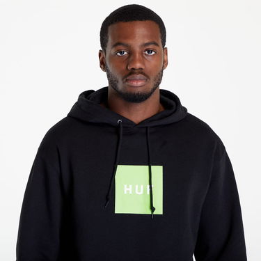 Суитчър HUF Box Logo Hoodie Черно | pf00465-black, 2