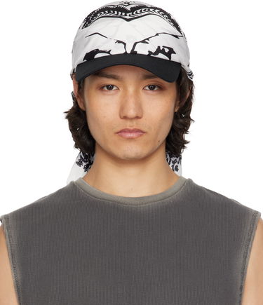 Шапка с козирка We11done We11done Bandana Scarf Cap Черно | WD-AH1-25-435-U-WH, 0