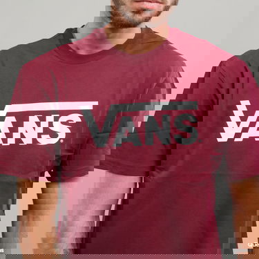 Тениска Vans Classic Tee Бургунди | V00GGGZ28, 2