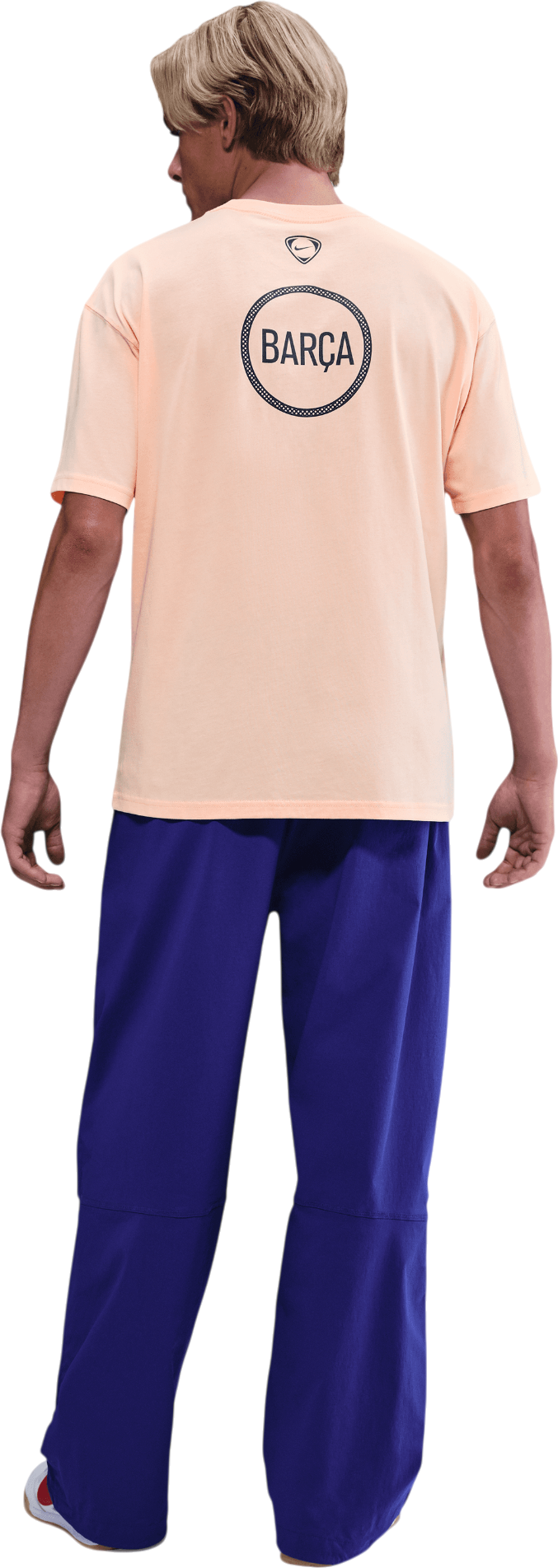 Тениска Nike Total 90 FC Barcelona Remix T-Shirt Оранжево
 | hq8388-807, 1