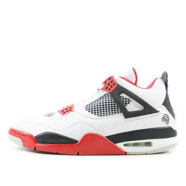 Кецове и обувки Jordan Air Jordan 4 Retro Fire Red Mars Blackmon Бяло | 308497-162, 2