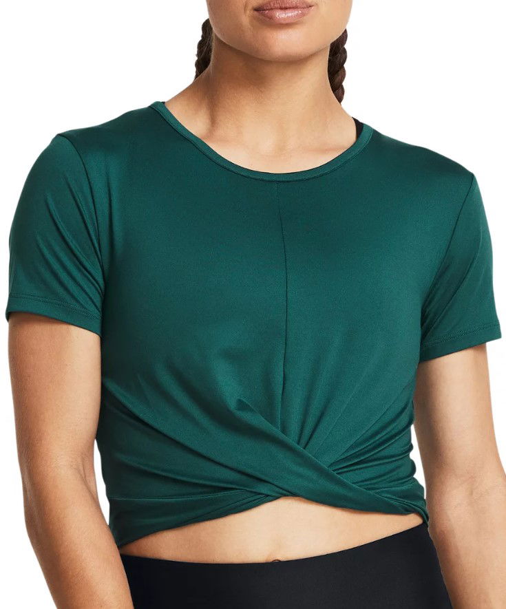 Съкратен топ Under Armour Motion Crossover Crop SS-BLU Зелено | 1383647-449, 0