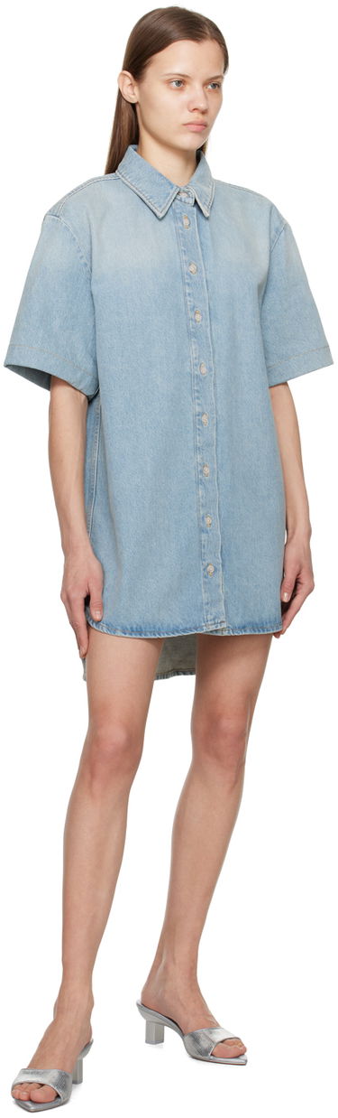Pокля Loulou de Saison Loulou de Saison Sant Denim Minidress Синьо | SANT, 3