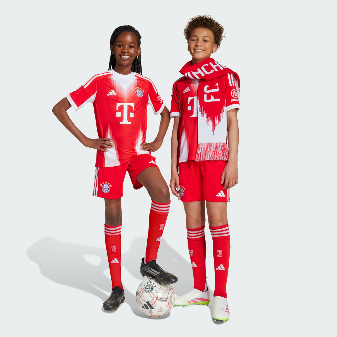 Къси панталони adidas Performance FC Bayern 25/26 Home Shorts Kids Червено | JN8511, 0