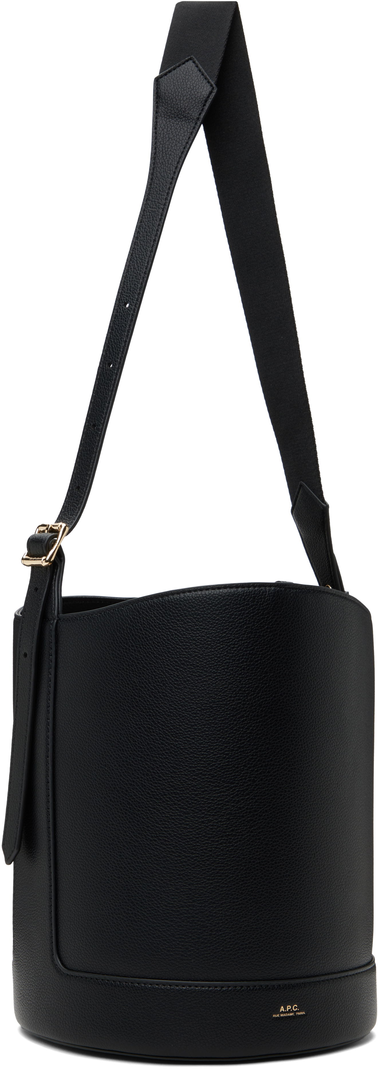 Чанта през рамо A.P.C. Leather Bucket Bag Кафяво | PUABO-F61888, 1
