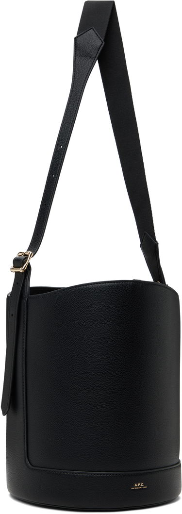Чанта през рамо A.P.C. Leather Bucket Bag Кафяво | PUABO-F61888, 1