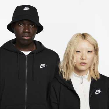 Суитчър Nike Fleece Full-Zip Hoodie Черно | DQ5471-010, 4