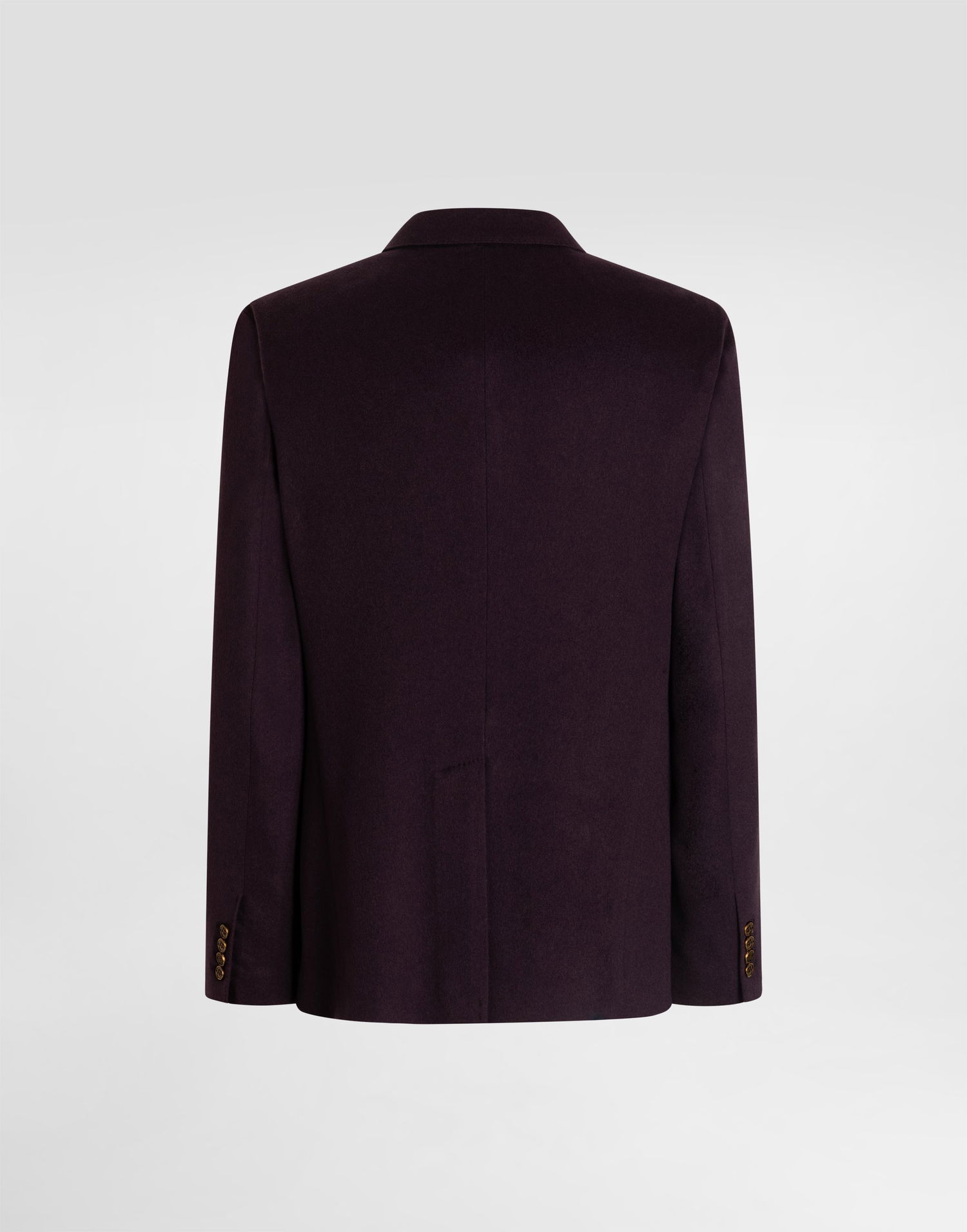 Яке Dolce & Gabbana Double-breasted Portofino Cashmere Jacket with Gold-tone DG Buttons and Patch Pockets Лилаво | G2NZ2TGJ763F0517, 1
