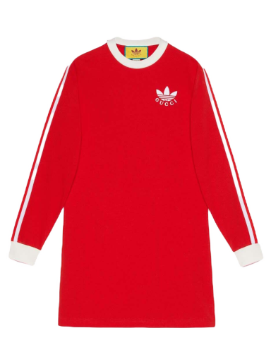 Тениска Gucci adidas x T-Shirt Dress Червено | ‎693537 XJEBS 6429