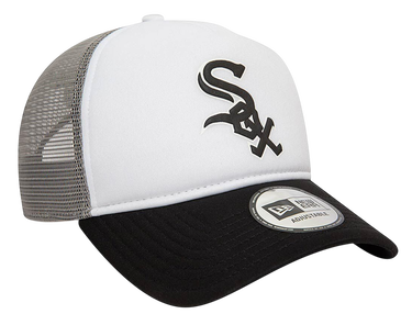 Шапка с козирка New Era Cap Chicago White Sox 9Forty Trucker Black/ Gray Бяло | 60503528, 4