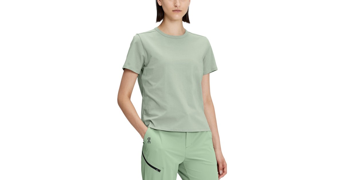 Тениска On Running T-shirt Зелено | 1wd10320009, 1