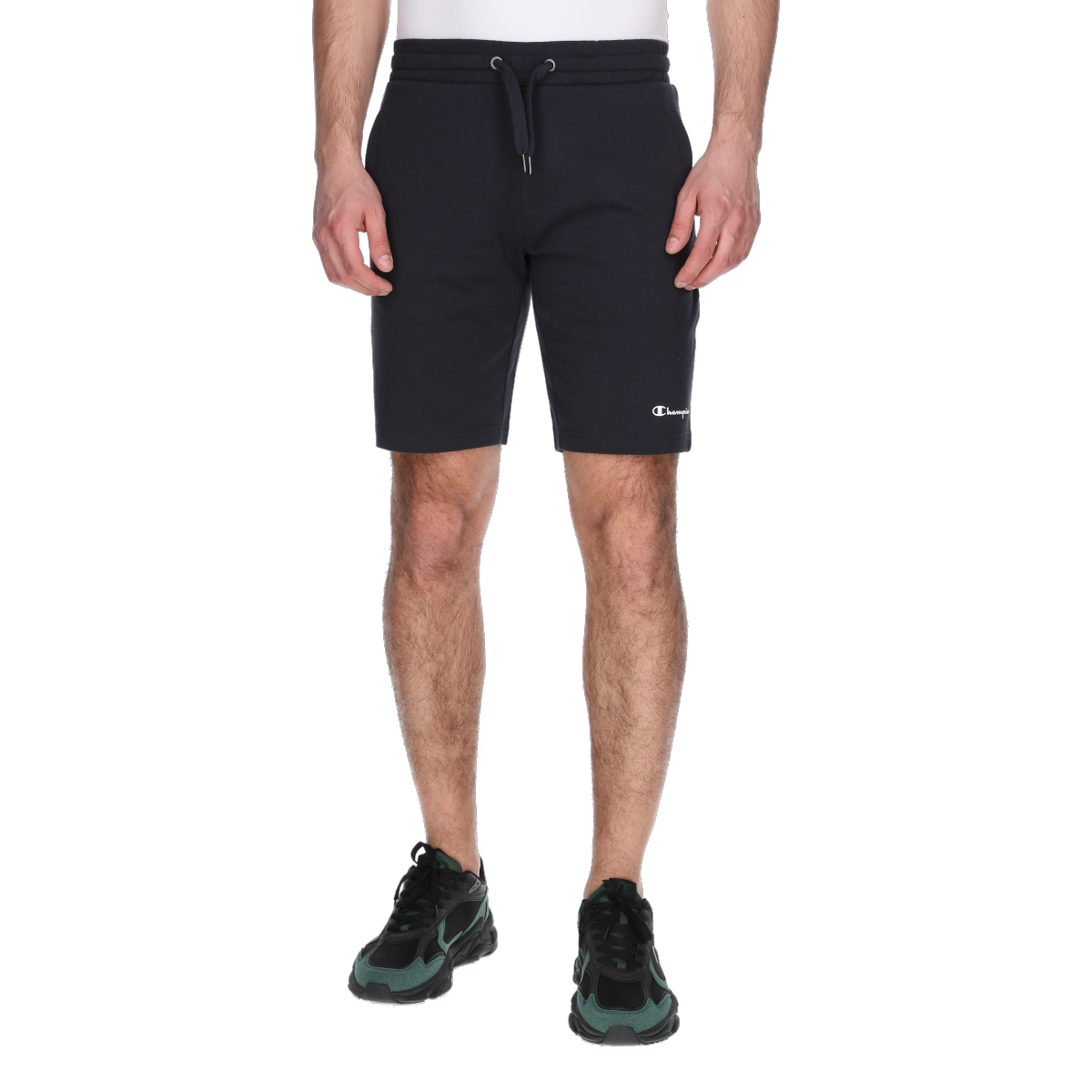 Къси панталони Champion Basic Drawstring Sweat Shorts Черно | CHA241M200-21, 0