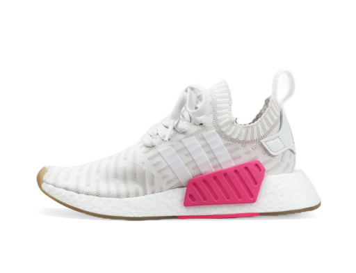 Кецове и обувки adidas Originals NMD_R2 Primeknit "Japan White Gum" W Сиво | BY9954
