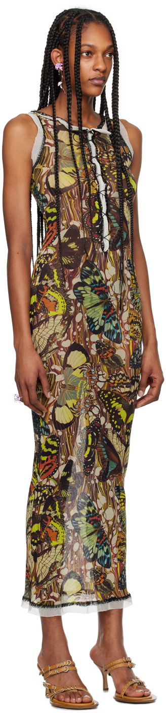 Pокля Jean Paul Gaultier 'The Butterfly' Maxi Dress Многоцветен | 24/25-F-RO092-T545-1090, 1