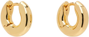 Обеци Anine Bing ANINE BING Small Bold Link Hoop Earrings Металик | A-15-3255-920, 4