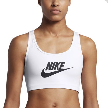 Сутиен Nike Nike Swoosh Futura Sports Bra Бяло | 899370-100, 4