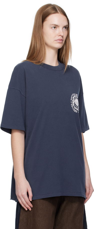 Тениска Ksubi Ksubi Stacks Boyfriend T-Shirt Тъмно синьо | WFA25TE017, 1