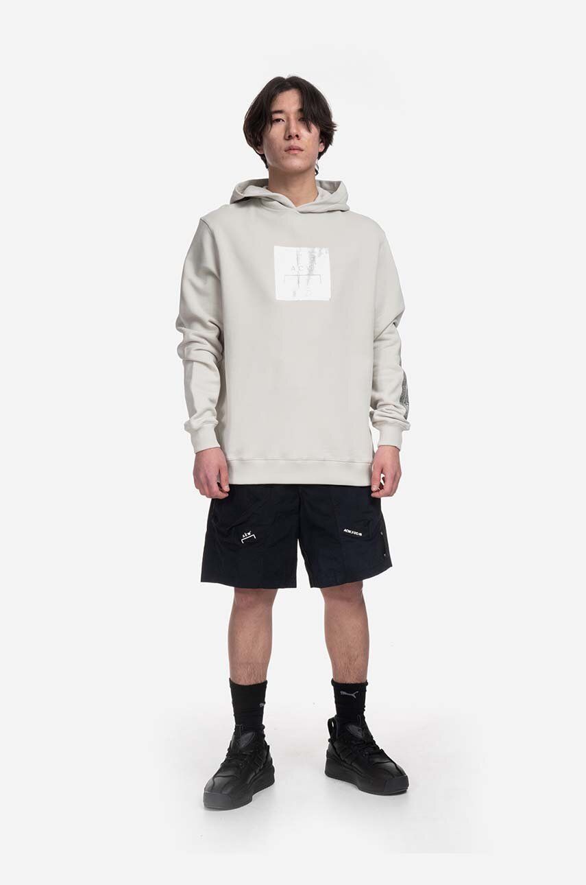 Суитчър A-COLD-WALL* Foil Grid Hoodie ACWMW101 Hoodie Бежово | ACWMW101, 1