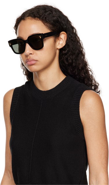 Слънчеви очила Cartier Panthère Wayfarer Acetate Sunglasses Черно | CT0357S-001, 3