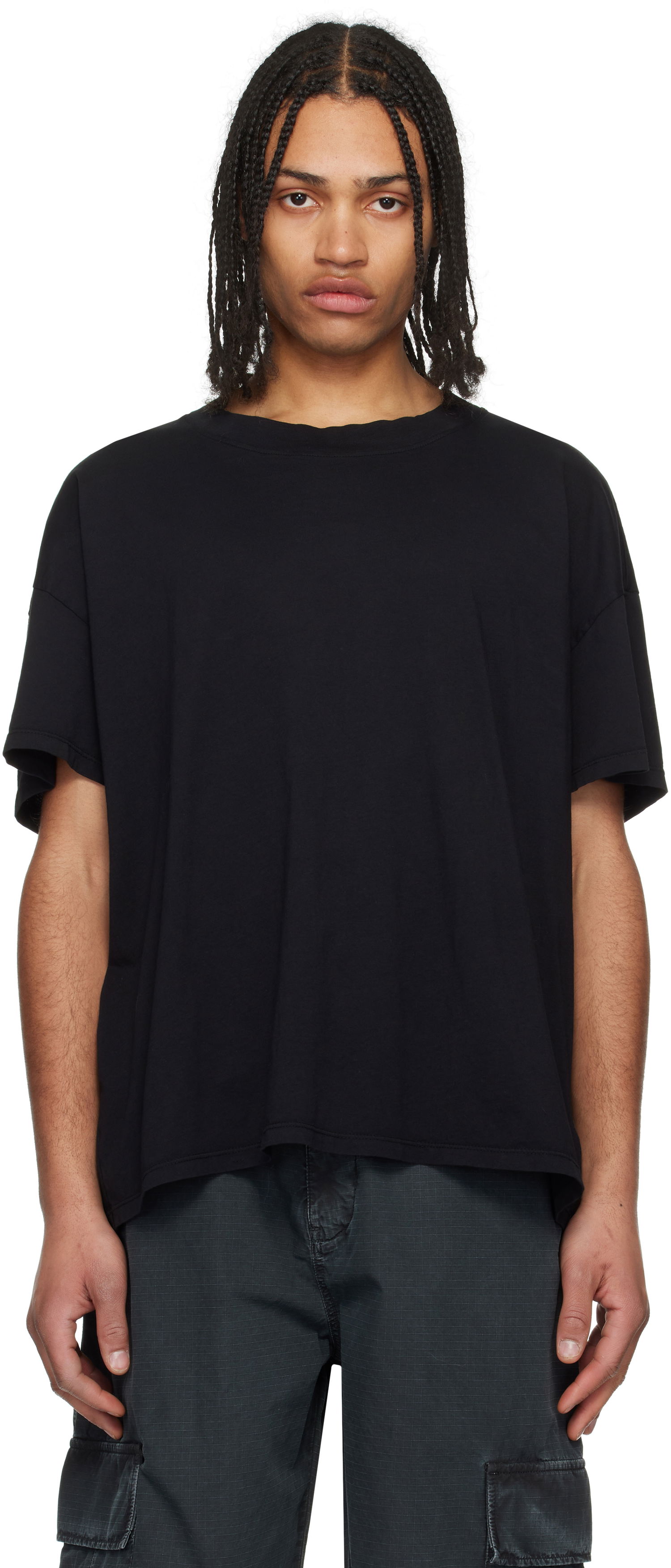 Тениска LES TIEN Les Tien Oversized T-Shirt Черно | CJ-2094, 0
