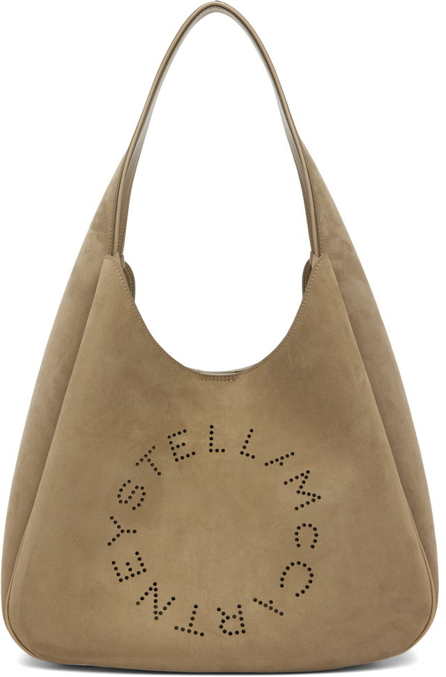 Stella McCartney Faux-Suede Logo Tote
