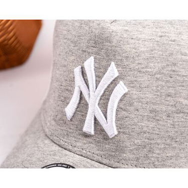 Шапка с козирка New Era 9FORTY A-Frame Trucker MLB Jersey Essential New York Yankees - Graphite Сиво | 12381106, 3