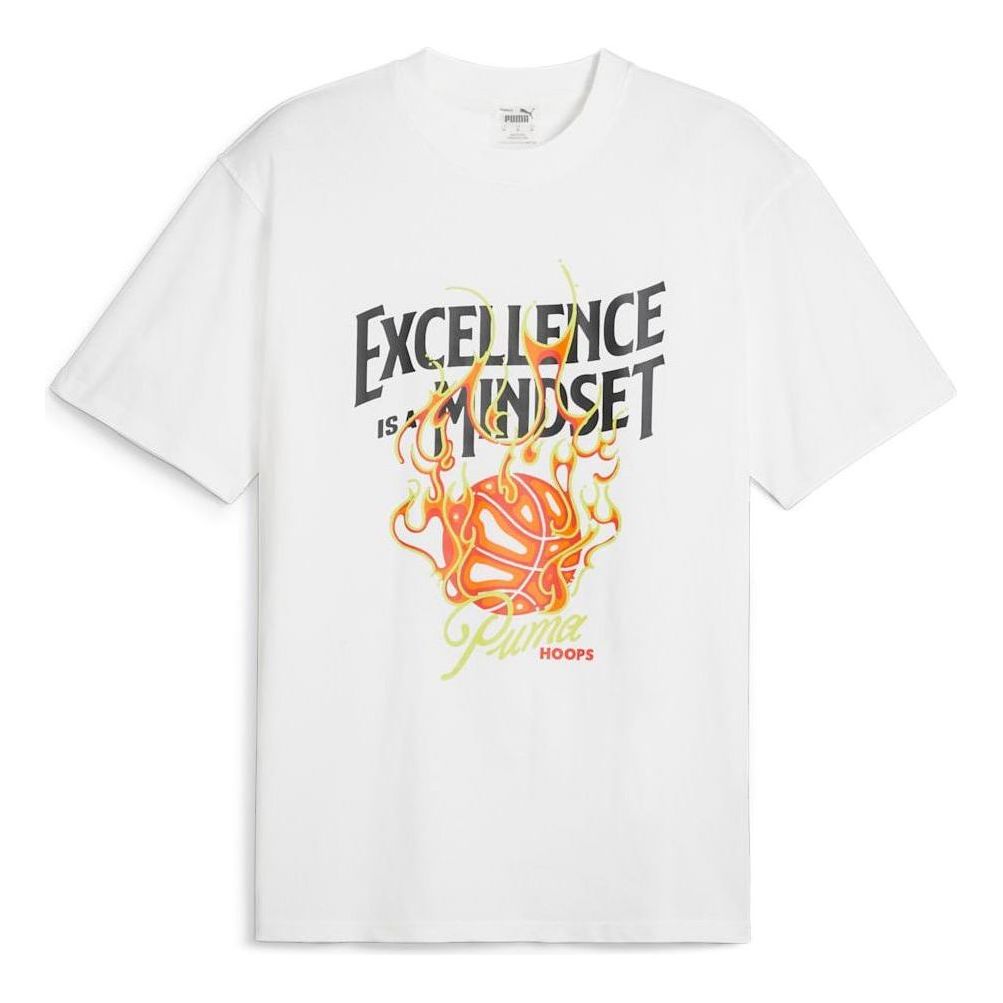 Тениска Puma Hoops Excellence Graphic T-Shirt Бяло | 624754-01, 0