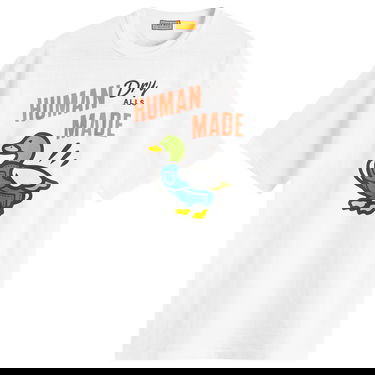 Тениска Human Made Human Made Duck Overalls Graphic T-Shirt, Size Large Бяло | HM29TE006-WHT, 0