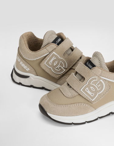 Аксесоари Dolce & Gabbana Dolce & Gabbana DG Running Mesh and Split Leather First Steps (19-26) Бежово | DN0199AA9548B183, 3