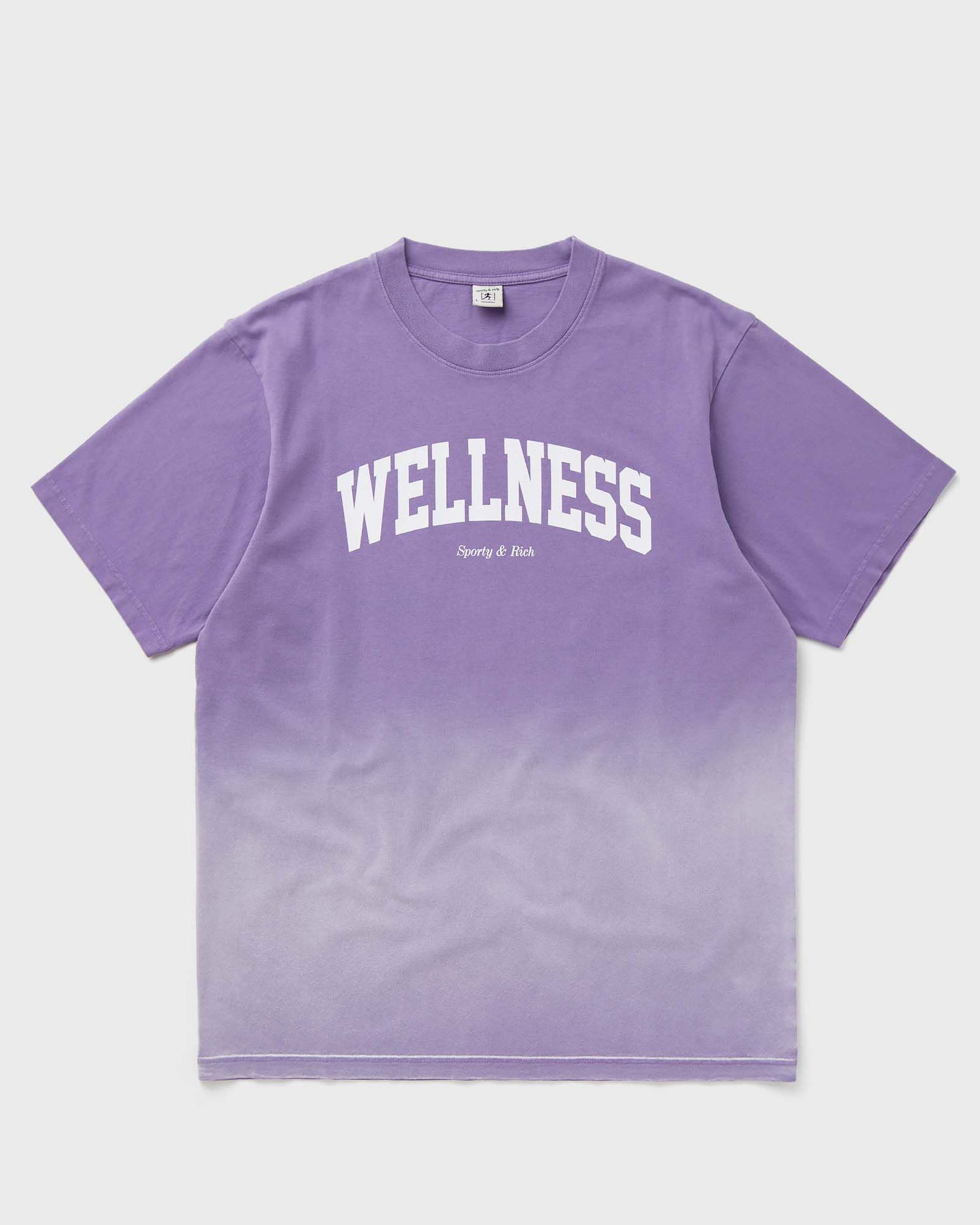 Тениска Sporty & Rich Wellness Ivy Dip Dye T-Shirt Лилаво | TO042S413WL, 0