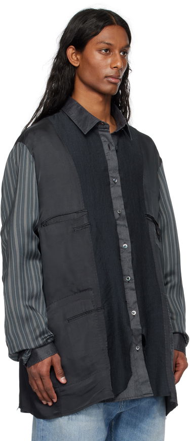 Риза Maison Margiela Maison Margiela Patchwork Inside-Out Reversible Jacket Сиво | S50BN0532 MTN052, 1