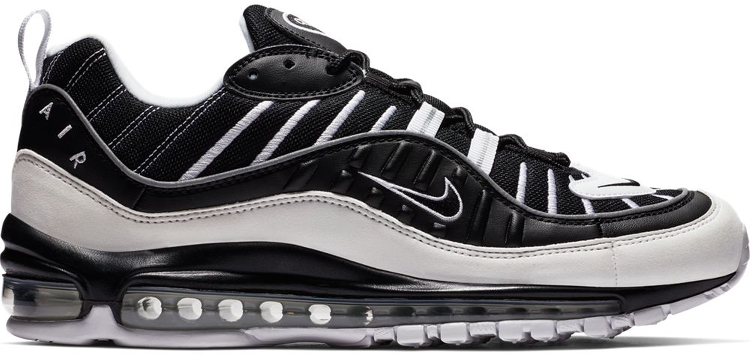 Кецове и обувки Nike Air Max 98 White Black Черно | 640744-010, 0