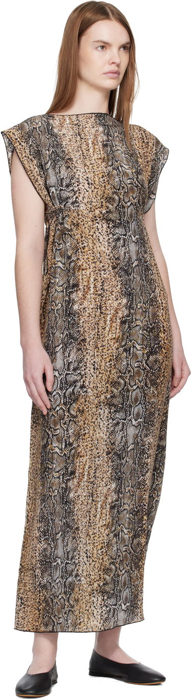 Pокля Baserange Rema Snakeskin Print Maxi Dress Многоцветен | DRRE-SC-WI25, 3