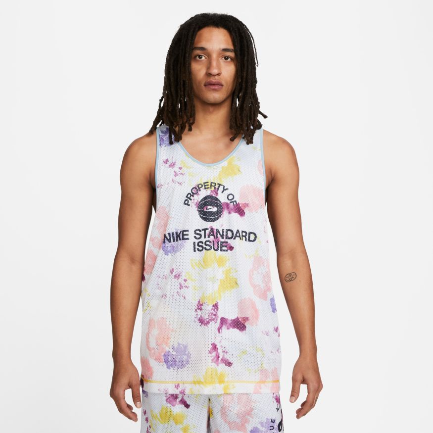 Фланелка Nike Standard Issue Reversible Basketball Jersey Бяло | DH7433-709, 0
