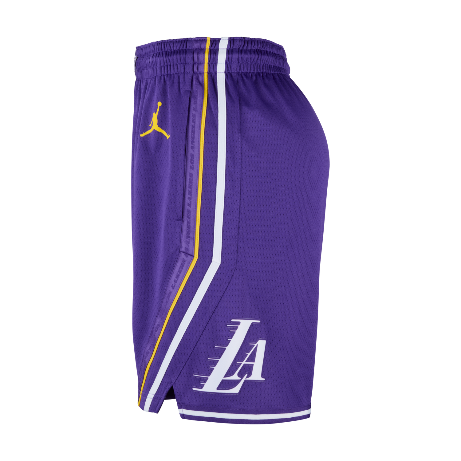 Къси панталони Jordan Los Angeles Lakers Statement Edition Swingman Jordan Dri-Fit NBA Shorts Polyester Лилаво | HM4866-504, 1